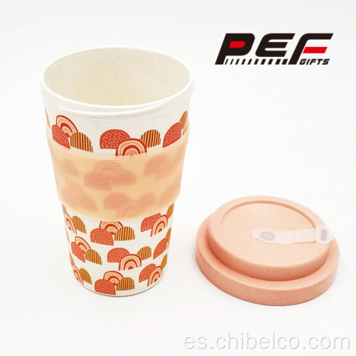 Taza de café de fibra de bambú ecológica
